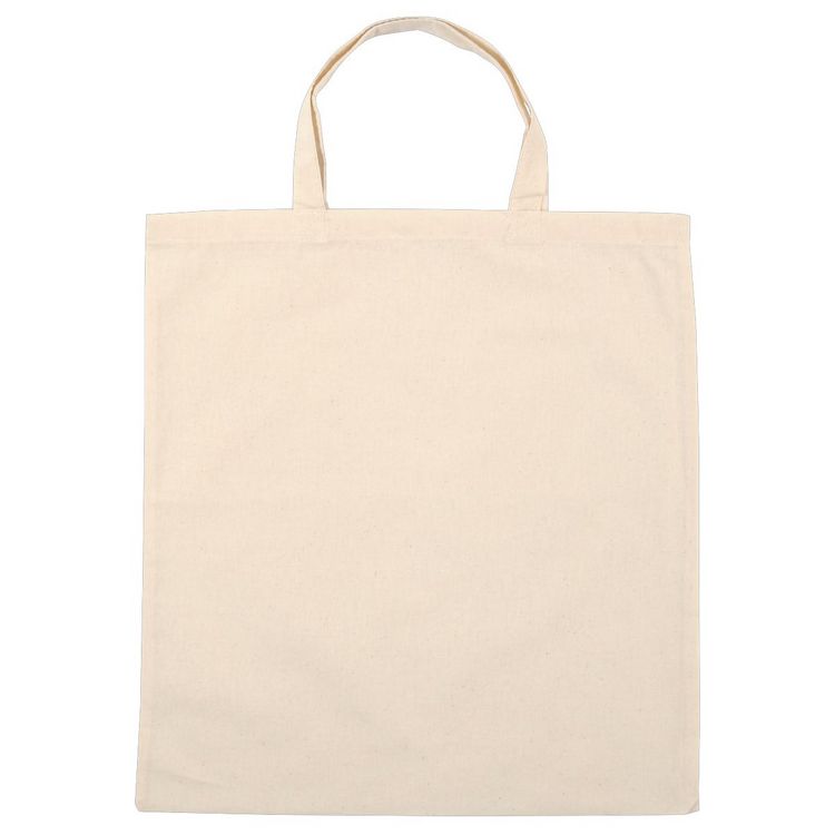 Produktbild: Creativ Company Tragetasche, Gr&ouml;&szlig;e 38x42 cm, 145 g, Hellnatur, 5 Stk