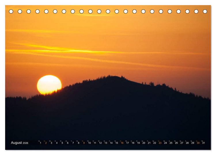 Produktbild: Rund um den Wolfgangsee (Tischkalender 2026 DIN A5 quer), CALVENDO Monatskalender