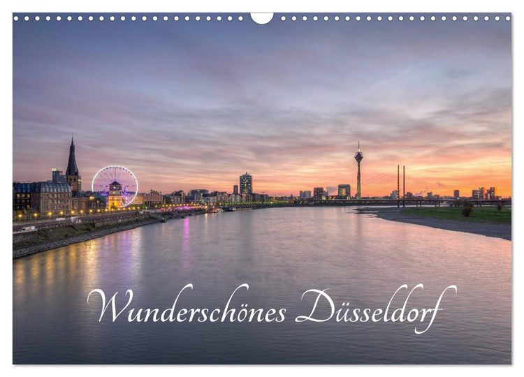 Produktbild: Wundersch&ouml;nes D&uuml;sseldorf (Wandkalender 2026 DIN A3 quer), CALVENDO Monatskalender
