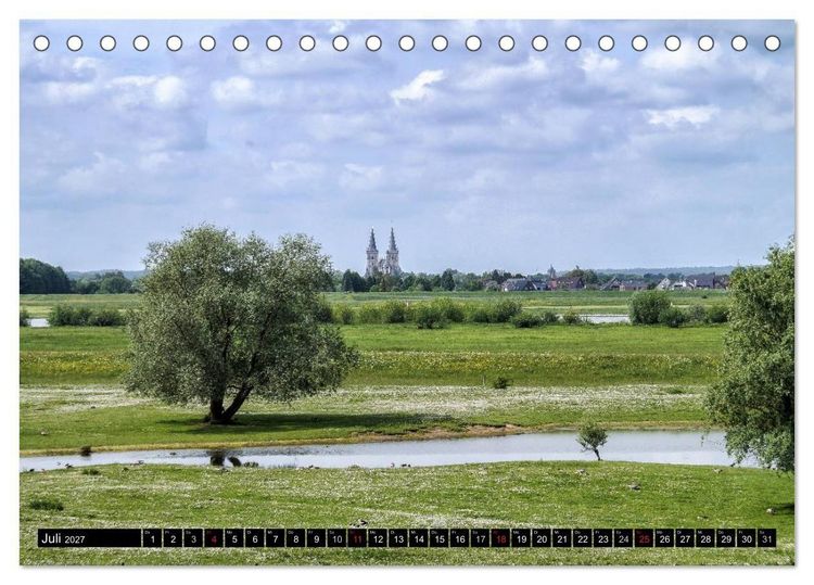 Produktbild: Malerischer Niederrhein (Tischkalender 2027 DIN A5 quer), CALVENDO Monatskalender