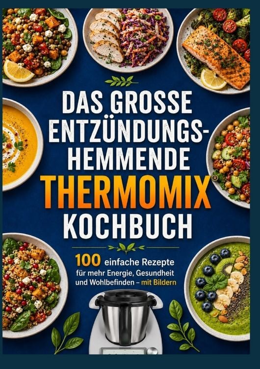 Produktbild: Das gro&szlig;e entz&uuml;ndungshemmende Thermomix&reg; Kochbuch : 100 einfache Rezepte f&uuml;r mehr Energie, Gesundheit und Wohlbefinden - mit Bildern