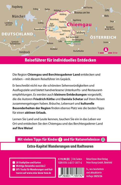 Produktbild: Reise Know-How Reiseführer Chiemgau, Berchtesgadener Land