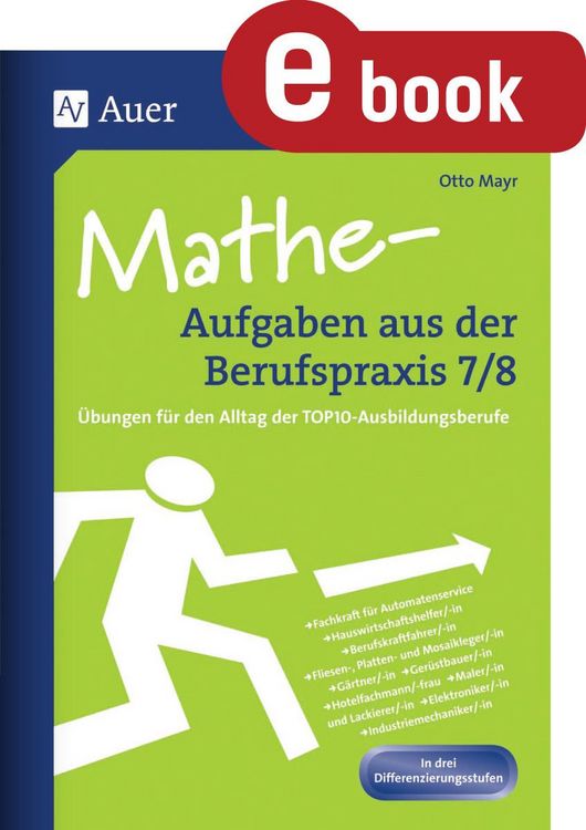 Produktbild: Mathe-Aufgaben aus der Berufspraxis 7-8