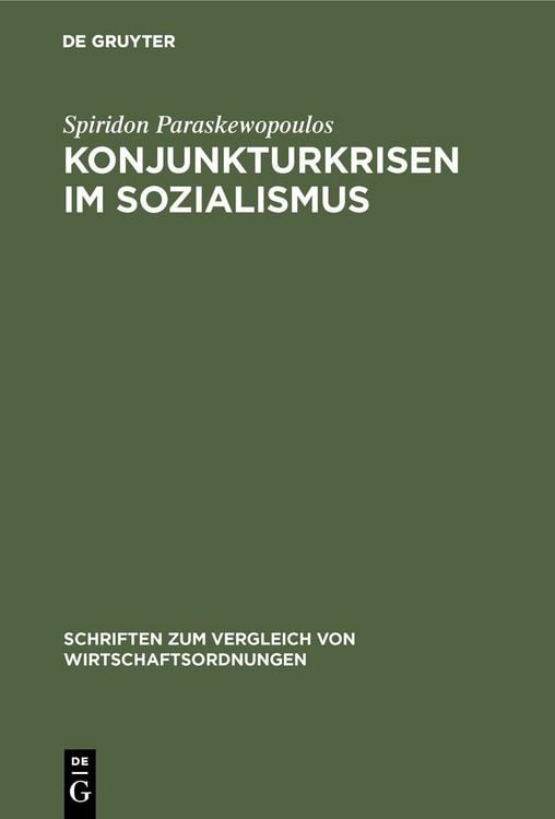 Produktbild: Konjunkturkrisen im Sozialismus