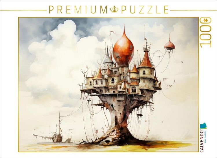Produktbild: CALVENDO Puzzle Ein Motiv aus dem Kalender "Kuriose H&auml;user" | 1000 Teile Lege-Gr&ouml;&szlig;e 64x48cm Foto-Puzzle f&uuml;r gl&uuml;ckliche Stunden