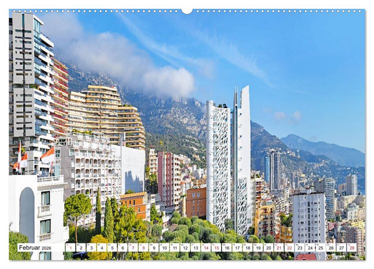 Produktbild: Monaco - Reiseziel am Mittelmeer (Wandkalender 2026 DIN A2 quer), CALVENDO Monatskalender