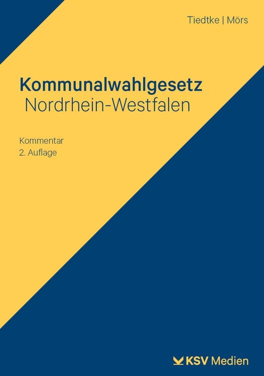 Produktbild: Kommunalwahlgesetz Nordrhein-Westfalen