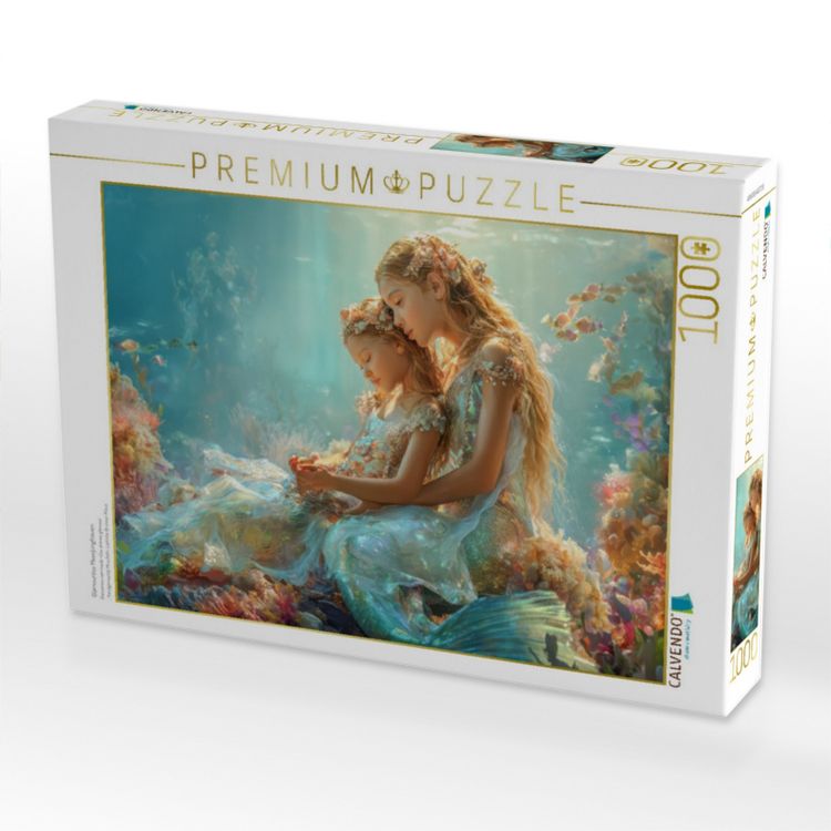 Produktbild: CALVENDO Puzzle Glamour&ouml;se Meerjungfrauen | 1000 Teile Lege-Gr&ouml;&szlig;e 64x48cm Foto-Puzzle f&uuml;r gl&uuml;ckliche Stunden