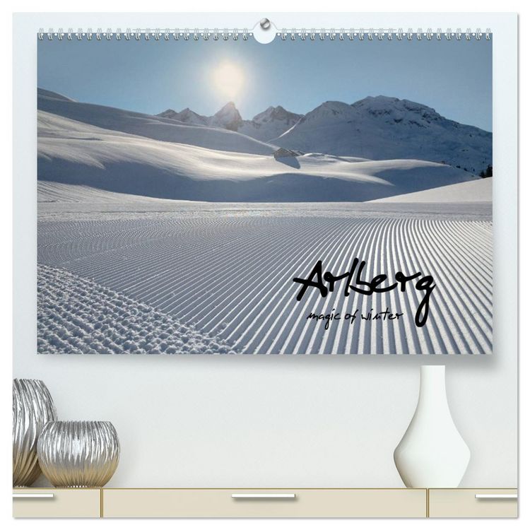 Produktbild: Arlberg - magic of winter (hochwertiger Premium Wandkalender 2026 DIN A2 quer), Kunstdruck in Hochglanz