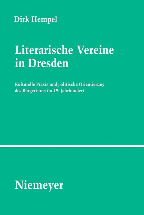 Produktbild: Literarische Vereine in Dresden