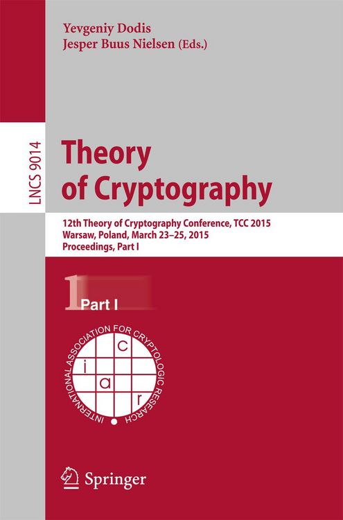 Produktbild: Theory of Cryptography