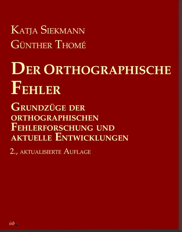 Produktbild: Der orthographische Fehler