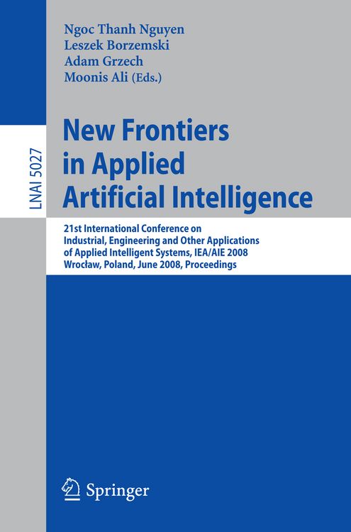 Produktbild: New Frontiers in Applied Artificial Intelligence