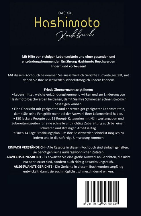 Produktbild: Das XXL Hashimoto Kochbuch &ndash; Gesund leben mit 150 entz&uuml;ndungsarmen Rezepten