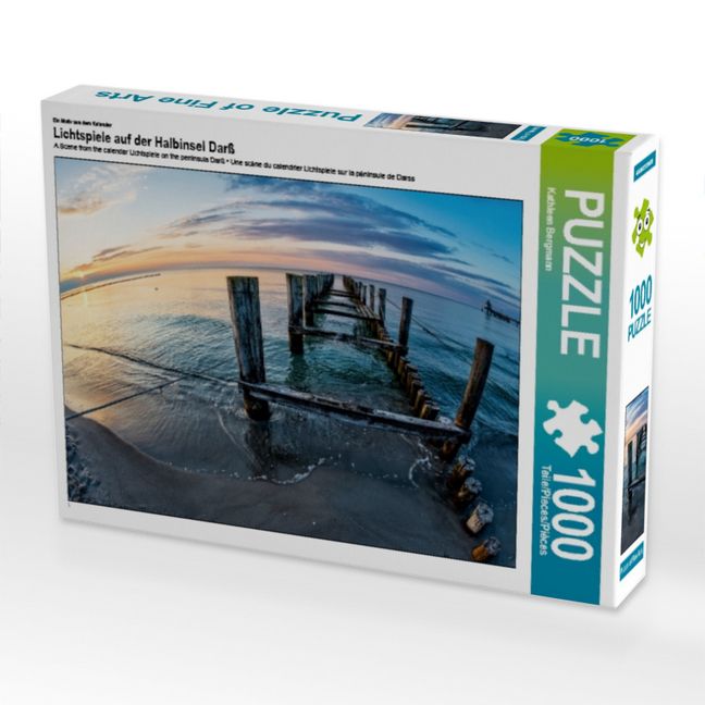 Produktbild: CALVENDO Puzzle Ein Motiv aus dem Kalender Lichtspiele auf der Halbinsel Dar&szlig; | 1000 Teile Lege-Gr&ouml;&szlig;e 64x48cm Foto-Puzzle f&uuml;r gl&uuml;ckliche Stunden