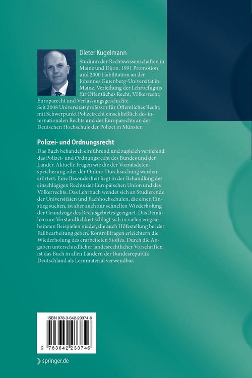 Produktbild: Polizei- und Ordnungsrecht
