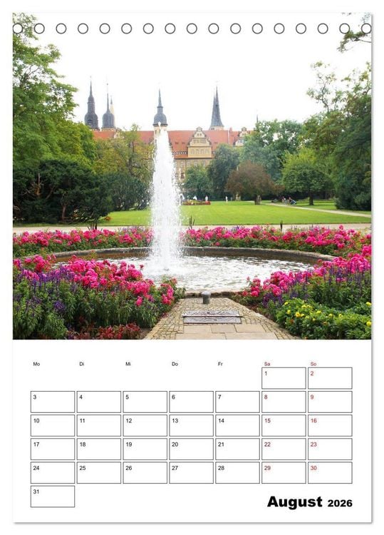 Produktbild: &Ouml;stliches Sachsen-Anhalt (Tischkalender 2026 DIN A5 hoch), CALVENDO Monatskalender