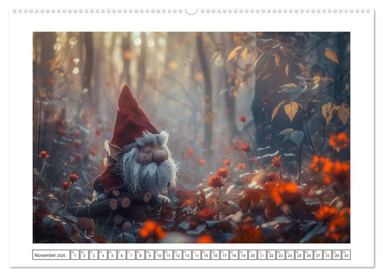 Produktbild: Auf den Spuren der Zwerge (hochwertiger Premium Wandkalender 2026 DIN A2 quer), Kunstdruck in Hochglanz