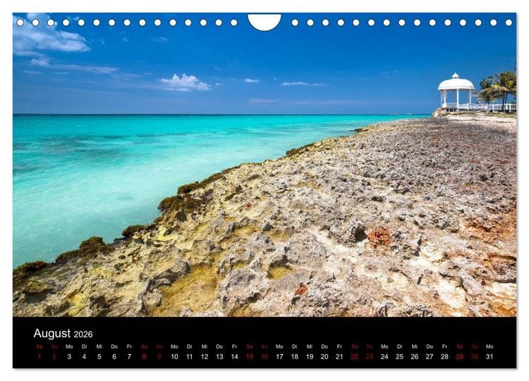 Produktbild: Kuba Varadero 2026 Leben im Paradies (Wandkalender 2026 DIN A4 quer), CALVENDO Monatskalender