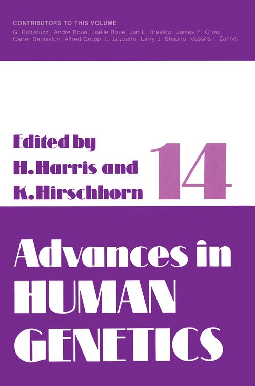 Produktbild: Advances in Human Genetics 14