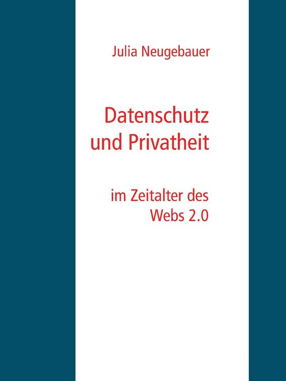 Produktbild: Datenschutz und Privatheit