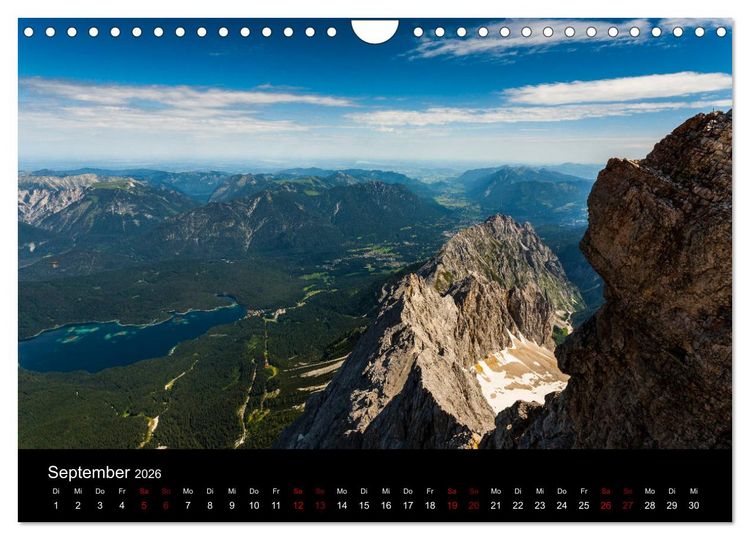 Produktbild: Bayerische Landschaften (Wandkalender 2026 DIN A4 quer), CALVENDO Monatskalender