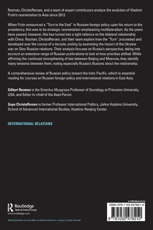 Produktbild: Putin's "Turn to the East" in the Xi Jinping Era