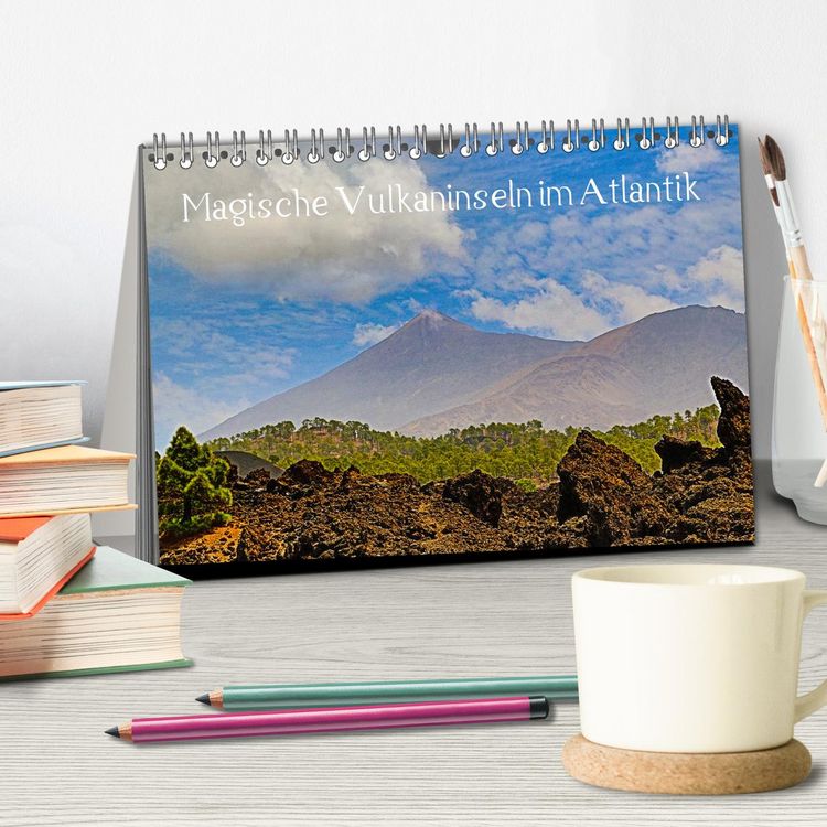Produktbild: Magische Vulkaninseln im Atlantik (Tischkalender 2026 DIN A5 quer), CALVENDO Monatskalender