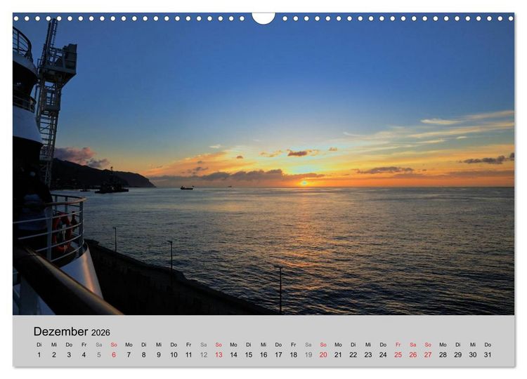 Produktbild: Kreuzfahrt Impressionen (Wandkalender 2026 DIN A3 quer), CALVENDO Monatskalender