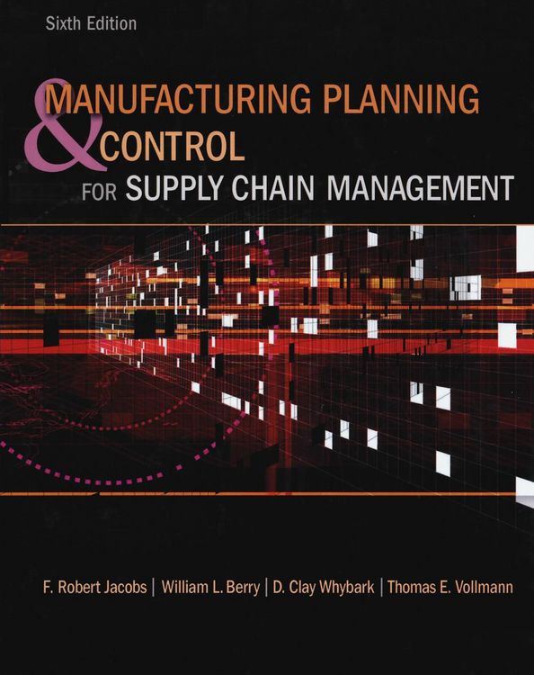 Produktbild: Manufacturing Planning and Control for Supply Chain Management