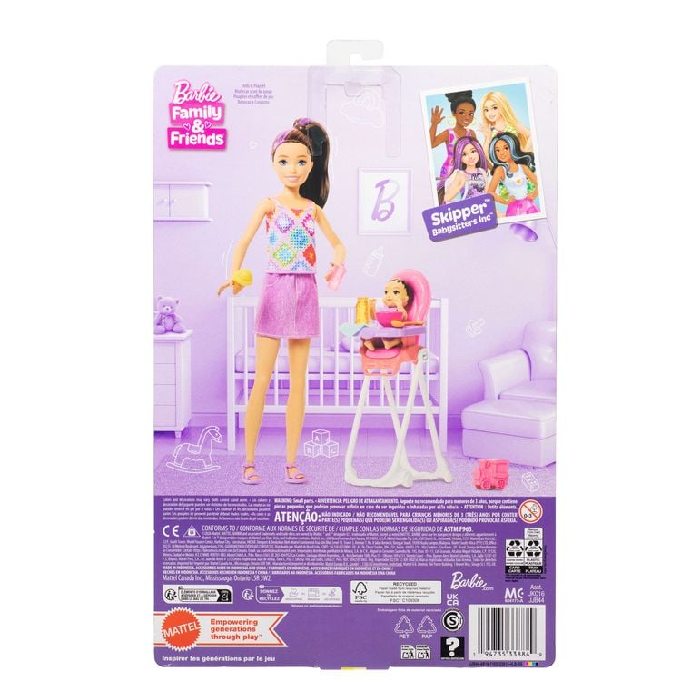 Produktbild: Barbie "Skipper Babysitters Inc." Hochstuhl Spielset