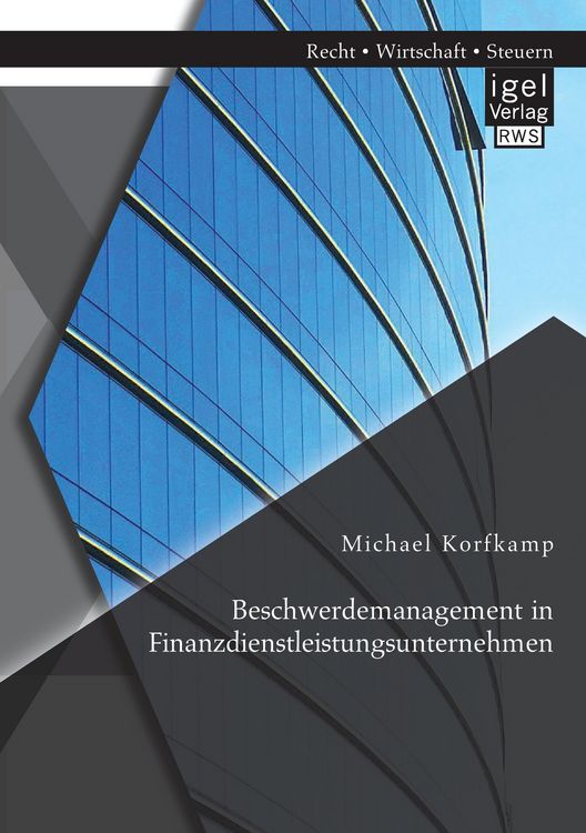 Produktbild: Beschwerdemanagement in Finanzdienstleistungsunternehmen