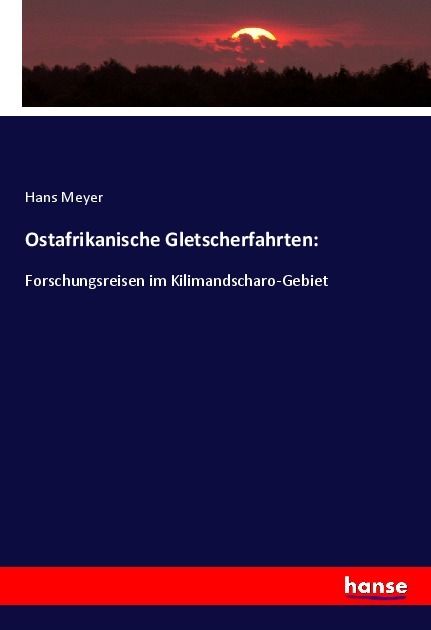 Produktbild: Ostafrikanische Gletscherfahrten: