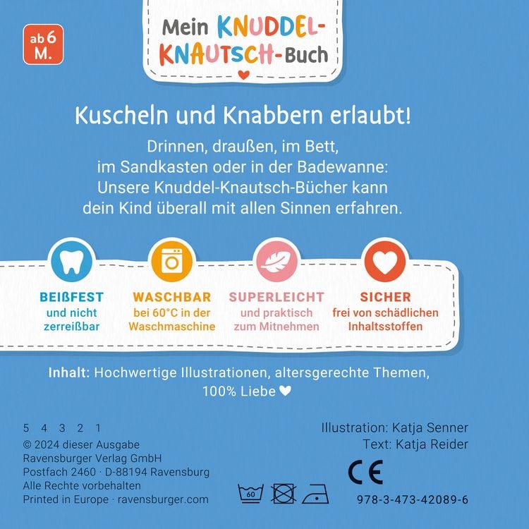 Produktbild: Mein Knuddel-Knautsch-Buch - Wenn kleine Kinder müde sind
