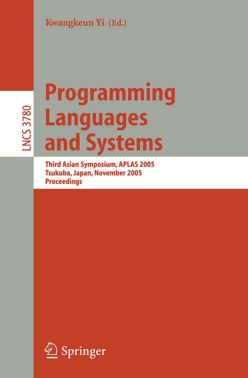 Produktbild: Programming Languages and Systems