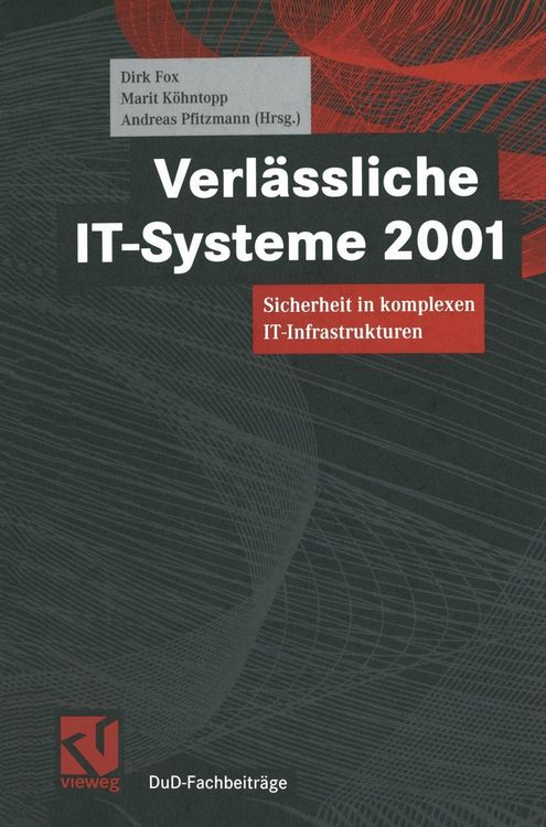Produktbild: Verl&auml;ssliche IT-Systeme 2001
