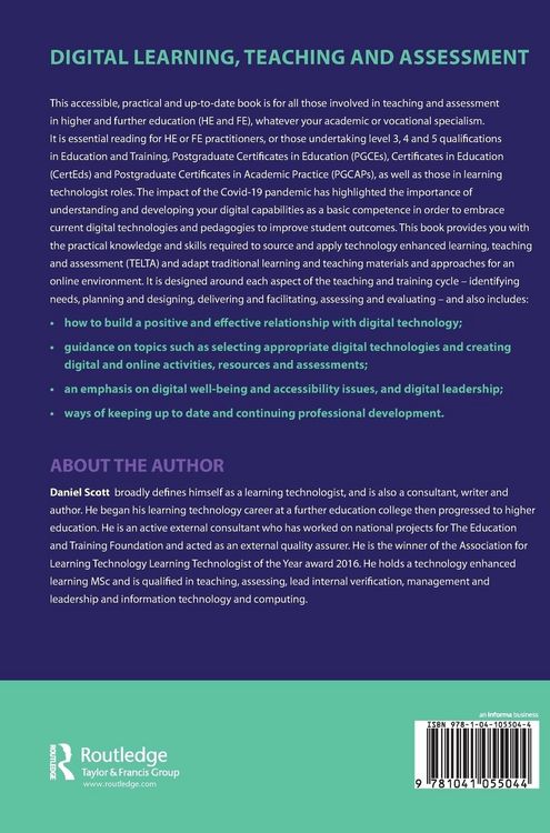 Produktbild: Digital Learning, Teaching and Assessment for HE and FE Practitioners