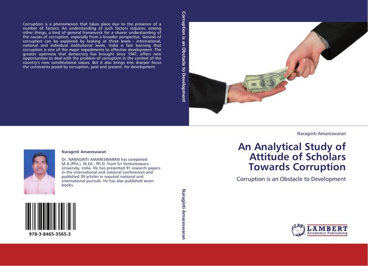 Produktbild: An Analytical Study of Attitude of Scholars Towards Corruption