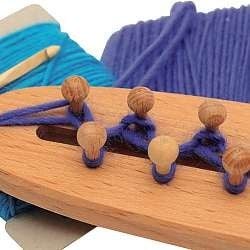 Produktbild: Fagus&reg; 019134 - Strickbrett mit Garn, Strickset, Handarbeit