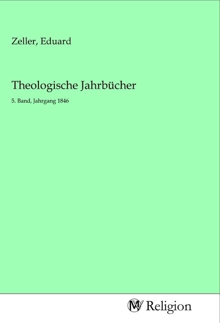 Produktbild: Theologische Jahrb&uuml;cher