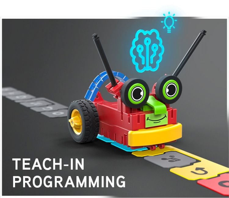 Produktbild: Fischertechnik 559889 - ROBOTICS Early Coding, 3 Modelle, 55 Bauteile, Konstruktionsbaukasten