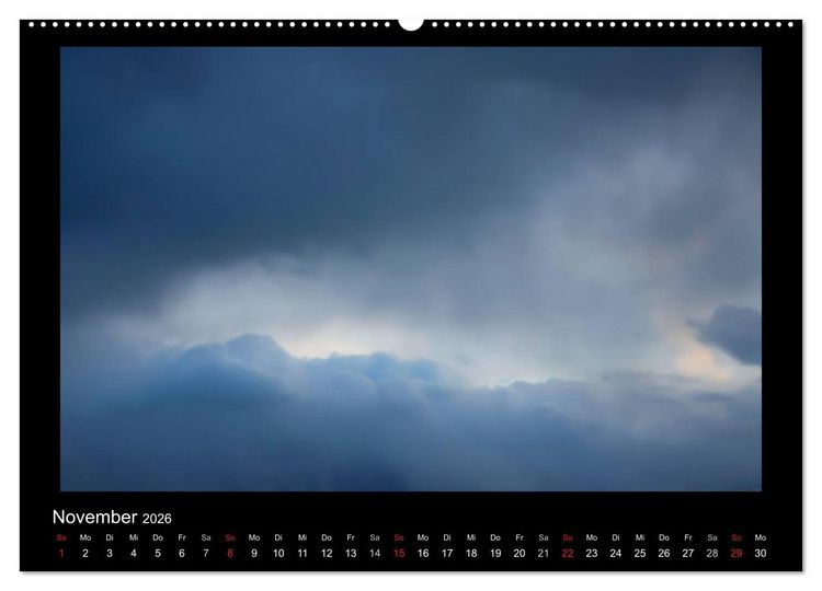 Produktbild: Wolkenbilder (hochwertiger Premium Wandkalender 2026 DIN A2 quer), Kunstdruck in Hochglanz