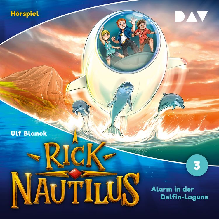 Produktbild: Rick Nautilus &ndash; Folge 3: Alarm in der Delfin-Lagune (H&ouml;rspiel)