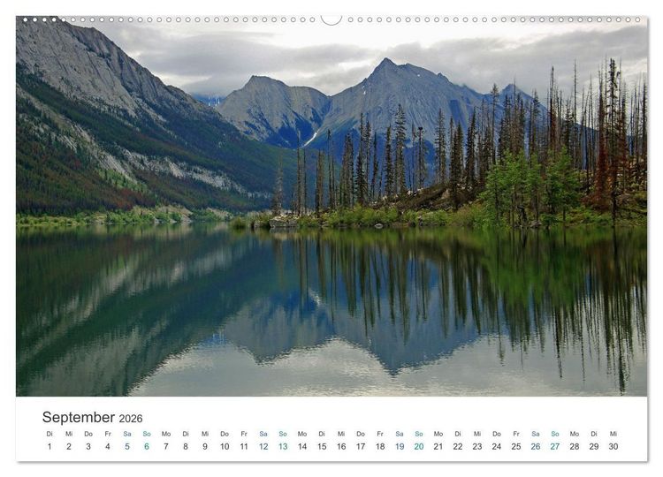 Produktbild: Reise durch Alberta und British Columbia (hochwertiger Premium Wandkalender 2026 DIN A2 quer), Kunstdruck in Hochglanz