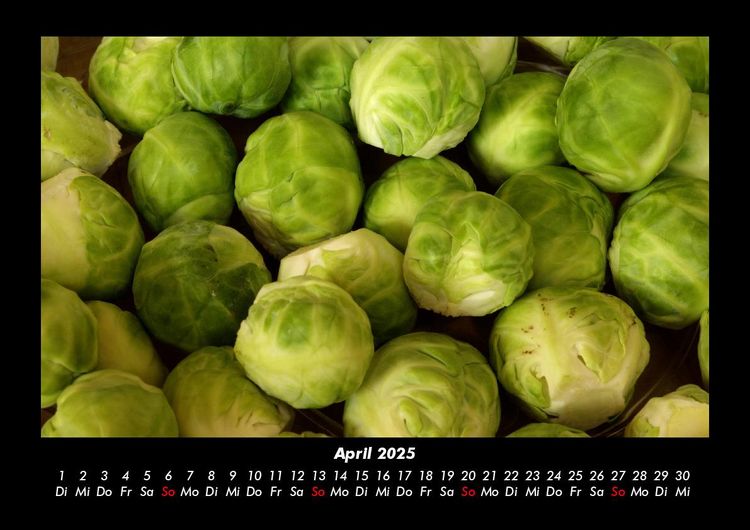 Produktbild: Gem&uuml;sekalender 2025 Fotokalender DIN A3
