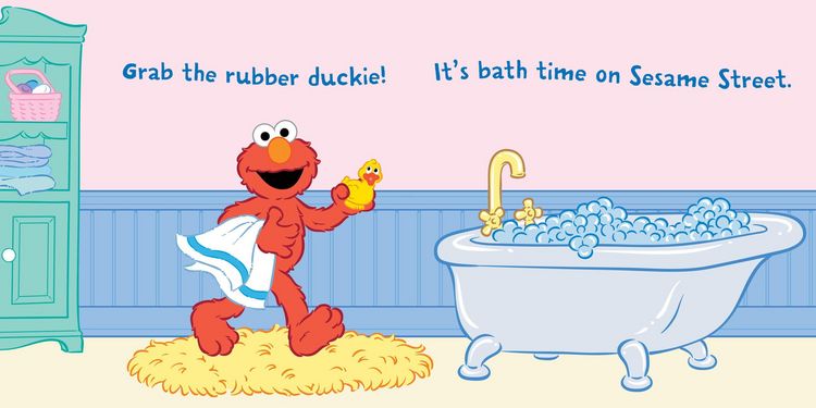 Produktbild: Indestructibles (The Original): Sesame Street: Let's Take a Bath!