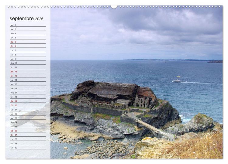 Produktbild: Bretagne La presqu'&icirc;le de Crozon (Calendrier mural 2026 DIN A2 vertical), CALVENDO calendrier mensuel