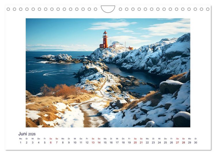 Produktbild: Faszinierender Norden (Wandkalender 2026 DIN A4 quer), CALVENDO Monatskalender