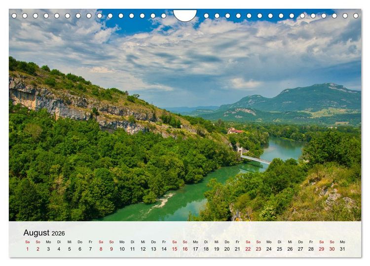 Produktbild: Frankreichs Natursch&ouml;nheiten (Wandkalender 2026 DIN A4 quer), CALVENDO Monatskalender