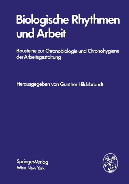 Produktbild: Biologische Rhythmen und Arbeit